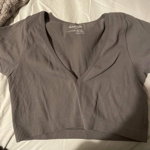 Garage Cropped T Shirt - Picture 1 of 2